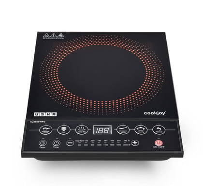 Usha Cookjoy CJ2000WPCN 2000W Induction Cooktop - Black Usha Cookjoy CJ2000WPCN 2000W Induction Cooktop - Black