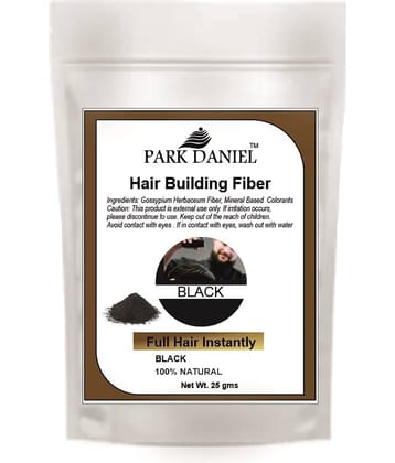 Park Daniel Hair Building Fiber Instant Fuller Hair Refill Pack (Black) 25 gm