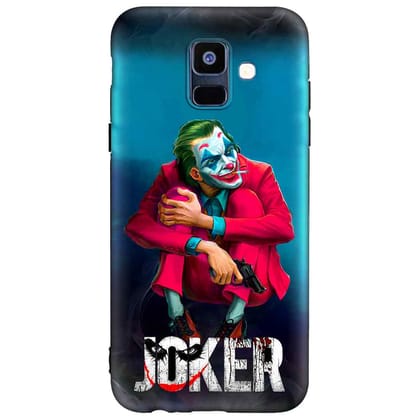 Killer Joker Samsung A6 Premium Embossed Mobile cover