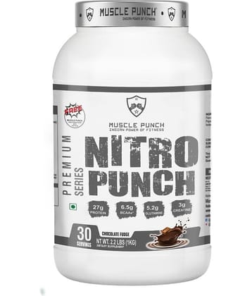 Muscle Punch | Nitro Punch 100% Whey Isolate – CREATINE LOADED 1 kg