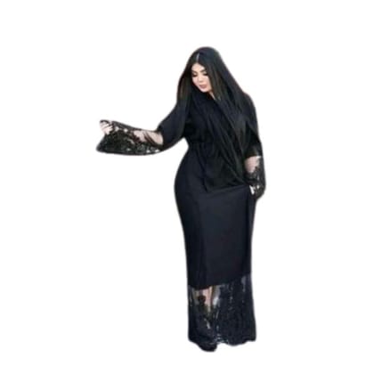 Western Dress Black