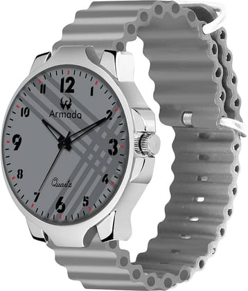 Armado Light Grey Silicon Analog Men's Watch