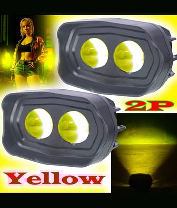 JMALL Front Left & Right Fog Light For All Car and Bike Models ( Set of 2 )