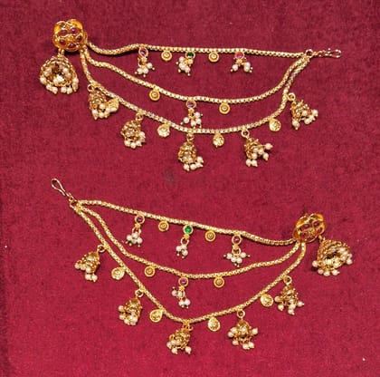 KANOTI - JHUMKA KAAN CHAIN KANOTI - JHUMKA KAAN CHAIN