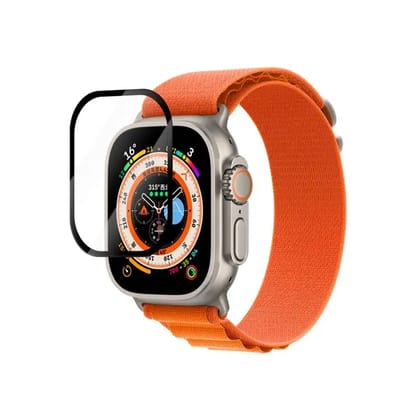 Valente Edge to Edge 9H Tempered glass With Installation Kit for Apple Watch Series 4,5,6,SE(44mm) Only