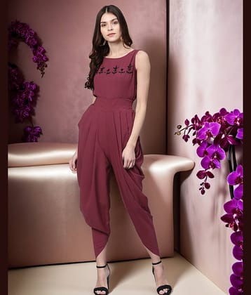 Zima Leto - Purple Polyester Regular Fit Women's Jumpsuit ( Pack of 1 )