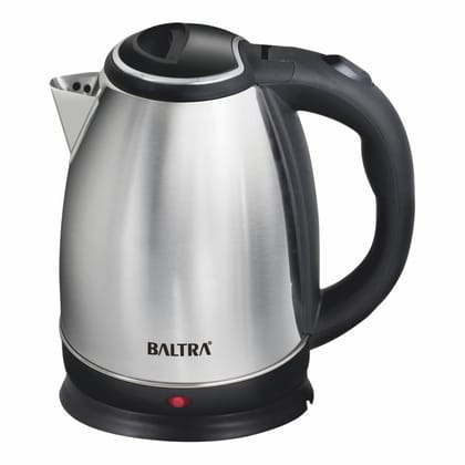 BALTRA Supreme Electric Kettle 1.8 L | 1350 Watt Stainless Steel Body with Auto Shut-off Feature Used for Boiling Water | Hot Water Kettle 360� Power Base Cool-touch Handle Ketley I 2 Year Warranty
