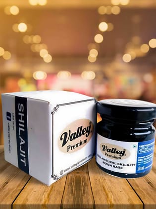 Valleys Premium Himalayan Shilajit Resin For Strength Vitality And Power 25 Grams