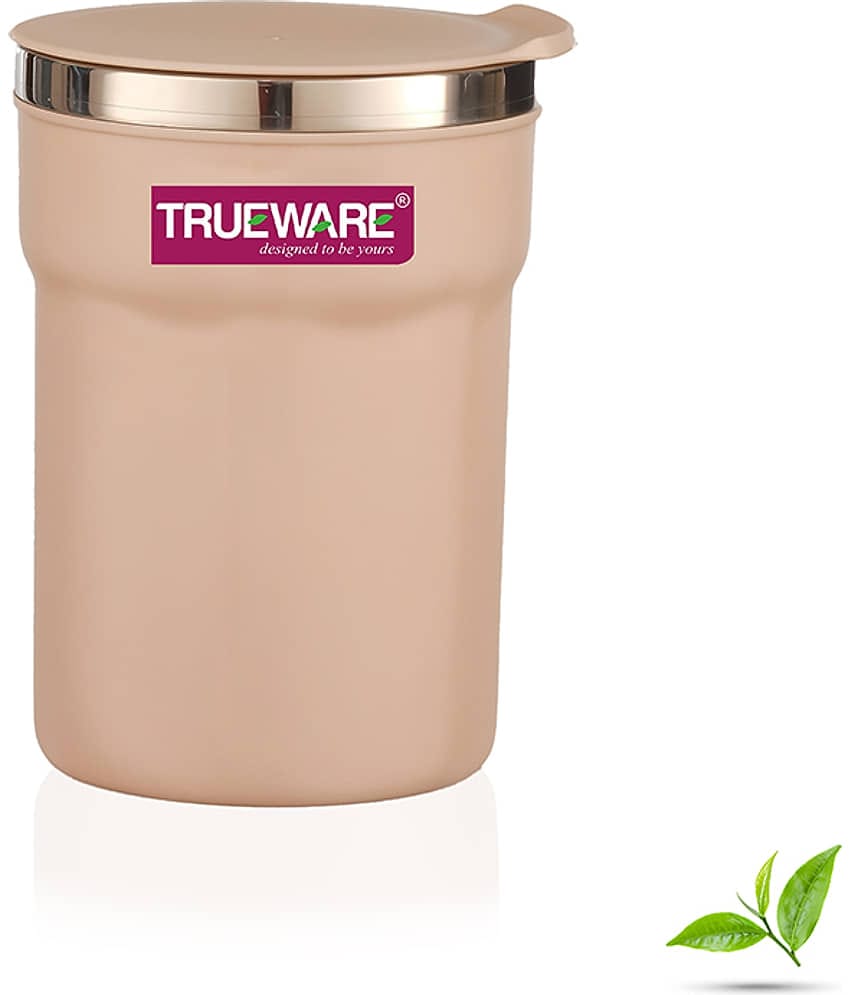 Trueware ACE SMALL Plastic & Steel Coffee Mug 275 mL ( Pack of 1 )