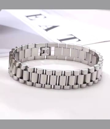FASHION FRILL Silver Bracelet ( Pack of 1 )