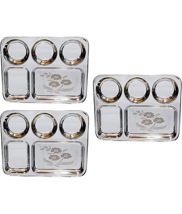 SAGER 3 Pcs Stainless Steel Partition Plate