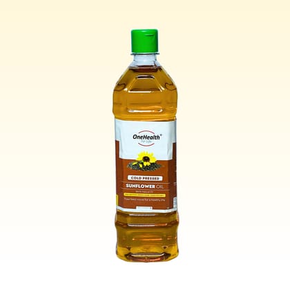OneHealth Wood Pressed Sunflower Oil, 1 L
