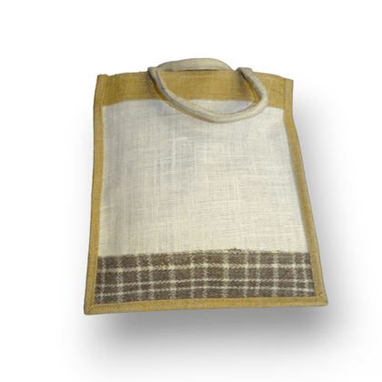 JUTE TWEED HAND BAG JUTE TWEED HAND BAG