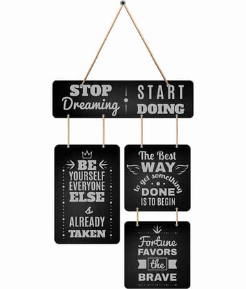 Saf motivational quotes Decorative Plate Multi - Pack of 1