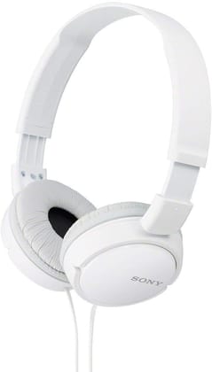 Sony MDR-ZX110A On Ear Stereo Wired Headphones (White), Without Mic Sony MDR-ZX110A On Ear Stereo Wired Headphones (White), Without Mic