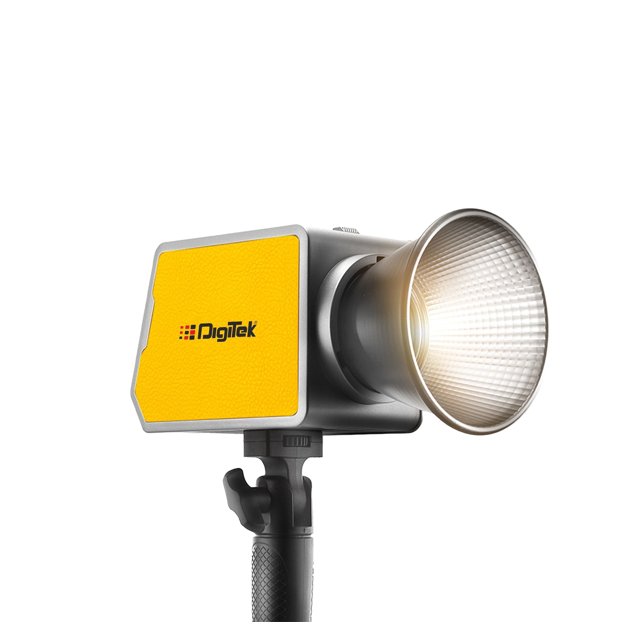 Digitek (DCL-100 WBC) 100W Bi-Color Continuous LED Light with Reflector & Mini Bowen Mount a Unique Modern Meticulous Design to Cater to The Photographers Aesthetic idea for Professional Photography