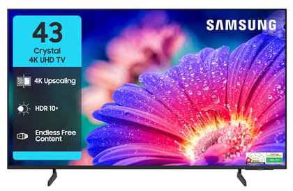 Samsung 108 cm (43 inches) Crystal 4K Vista Ultra HD Smart LED TV UA43UE81AFULXL Samsung 108 cm (43 inches) Crystal 4K Vista Ultra HD Smart LED TV UA43UE81AFULXL - Black / 43 Inches
