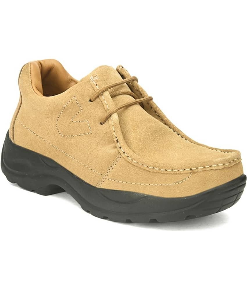 Fashion Victim - Beige Men's Boat Shoes