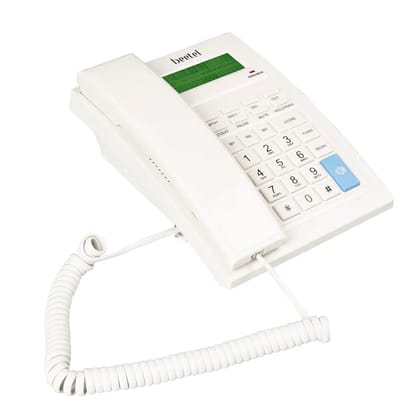 Beetel M64N Corded Landline Phone with 16 Digit and LCD Display, 2-Way Adjustable Speaker Phone, 99 Incoming and 18 Outgoing Call Memory,3 One-Touch Memory,TEC Certified (M64N)(Warm Grey) Beetel M64N Corded Landline Phone with 16 Digit and LCD Display, 2-Way Adjustable Speaker Phone, 99 Incoming and 18 Outgoing Call Memory,3 One-Touch Memory,TEC Certified (M64N)(Warm Grey)