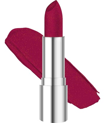 Colors Queen Queen Blast Shimmer Glitter Lipstick 4, Crisp Magenta (Shade - 08)