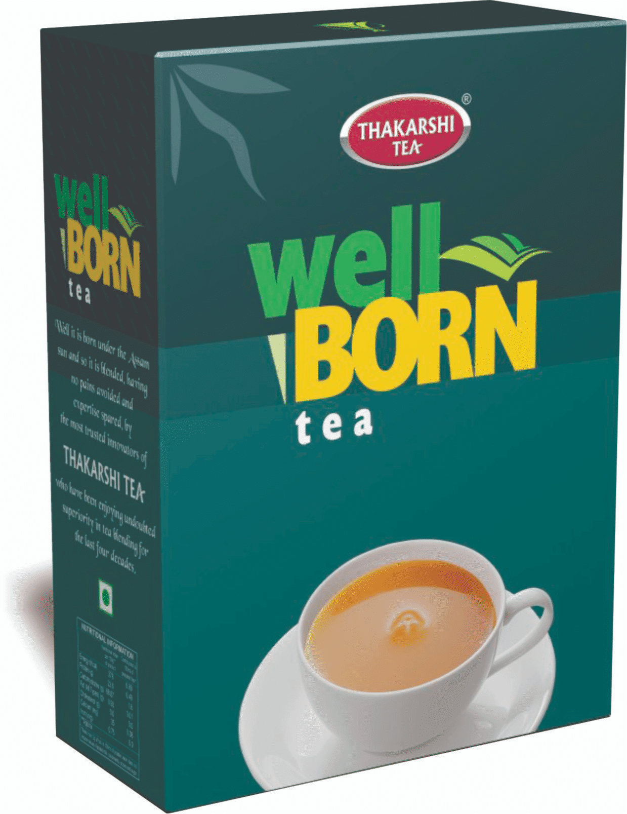 Thakarshi Tea Well Born Patti Tea Unflavoured Black Tea, 500 gm Box