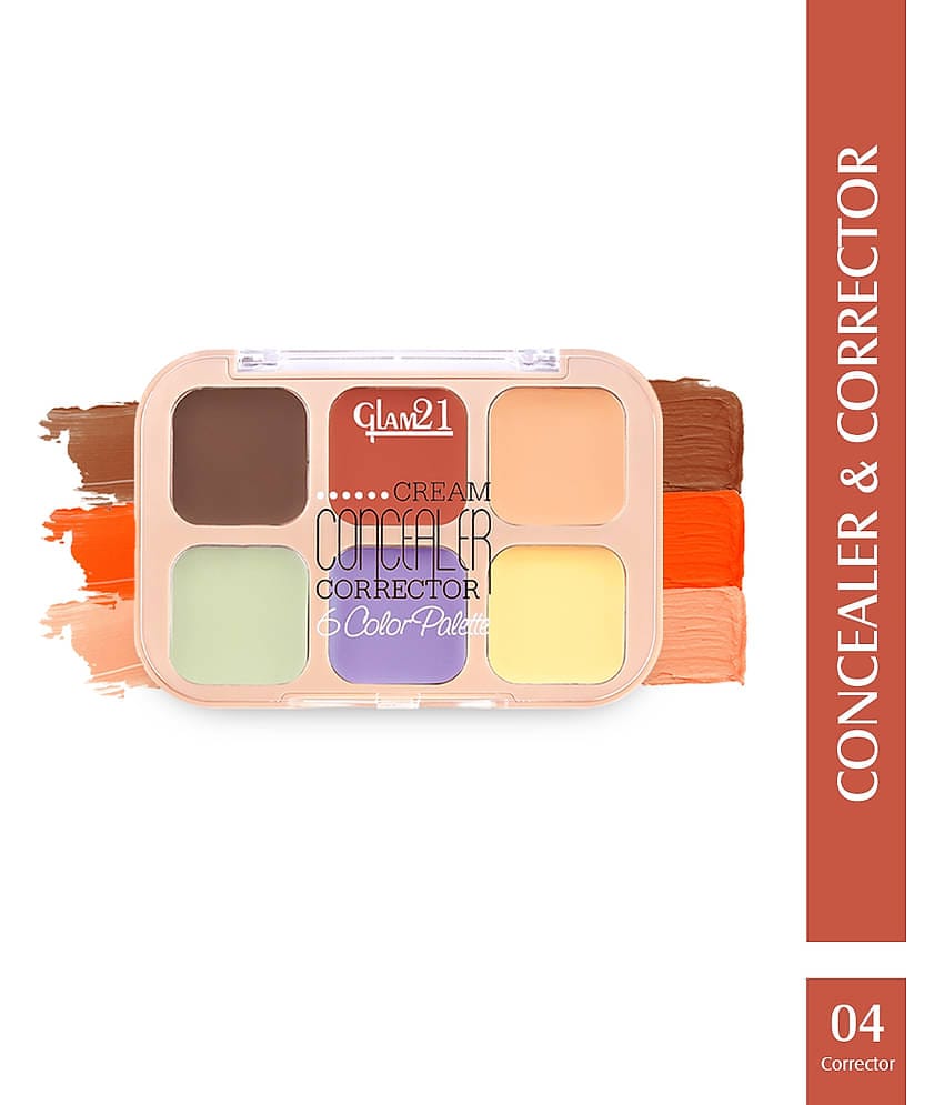 Glam21 Cream Concealer Corrector Palette Creamy Texture Easy to Blend 9g Corrector04