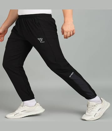 YUNEK Black Polyester Men's Trackpants ( Pack of 1 )