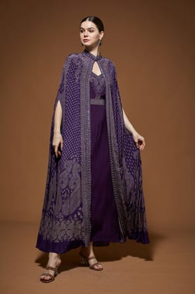 Dark Wine Kaftan-XS