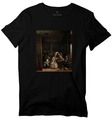 Las Meninas Art T-shirt-36 - XS / Black
