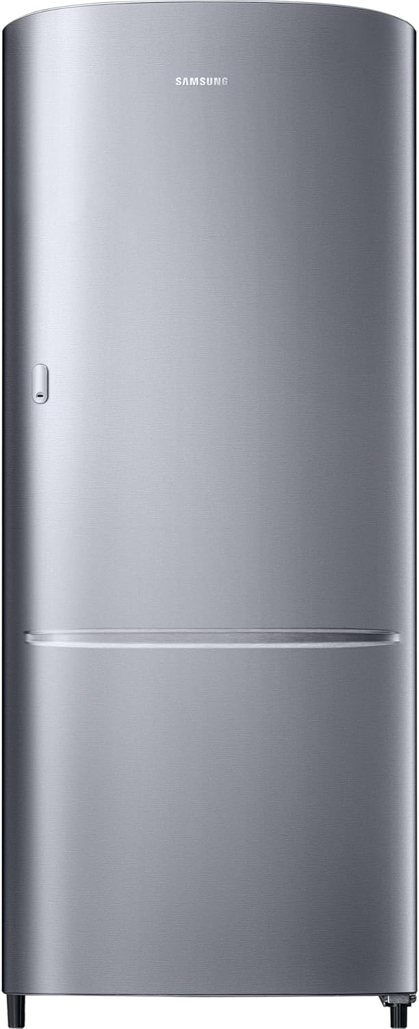 Samsung 183 L, 2 Star, Digital Inverter, Direct-Cool Single Door Refrigerator (RR20C11C2GS/HL, Gray Silver, 2023 Model)
