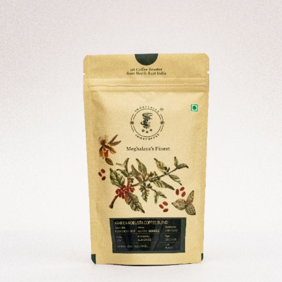 DARK ROASTED COFFEE GROUNDS - 100 gm - 100 gm