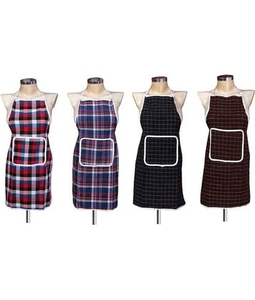 eretailer Set of 4 Cotton Apron