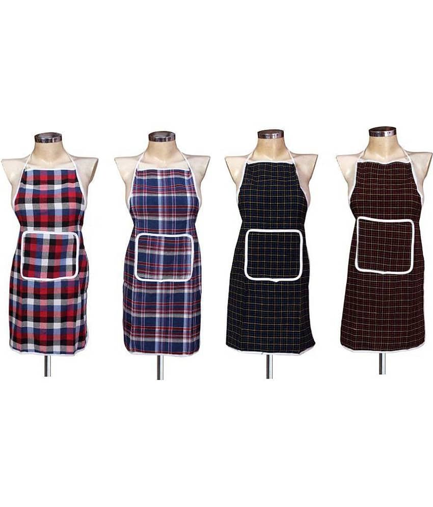 eretailer Set of 4 Cotton Apron
