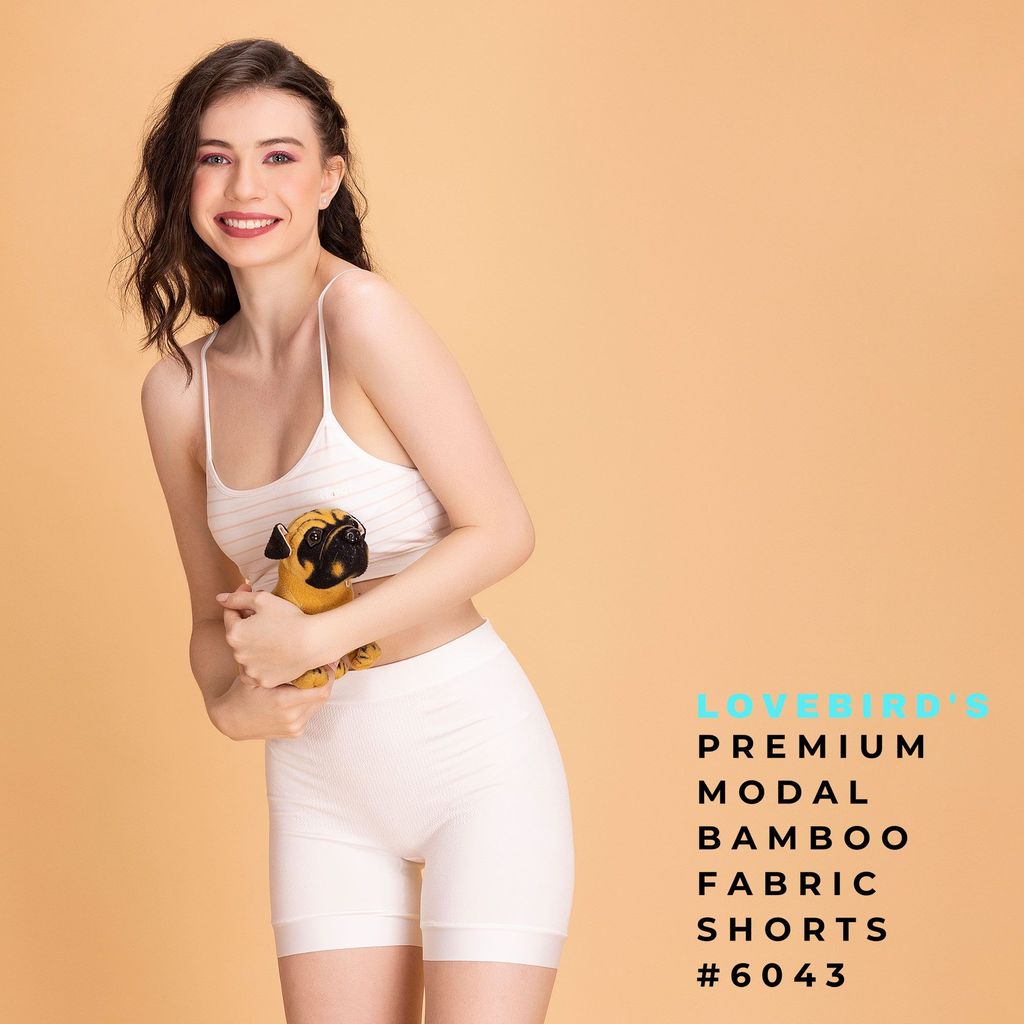 Seamless Anti-Chafing Bamboo Modal Cycling Shorts