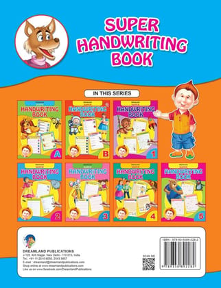 Super Handwriting Book - Part 2 Practice Book for Age 3-5 years [Paperback] Dreamland Publications [Paperback] Dreamland Publications