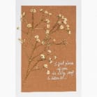 Handmade pressed floral Greeting Card  Thank You Card for Special Occasions