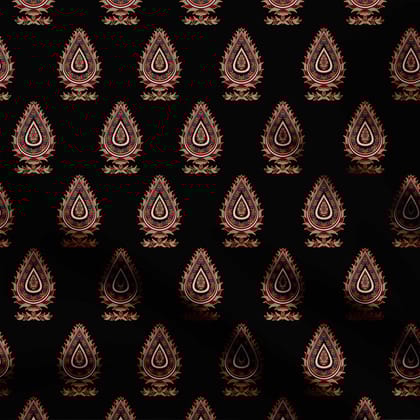 Booti Artistry Print Fabric-Cotton