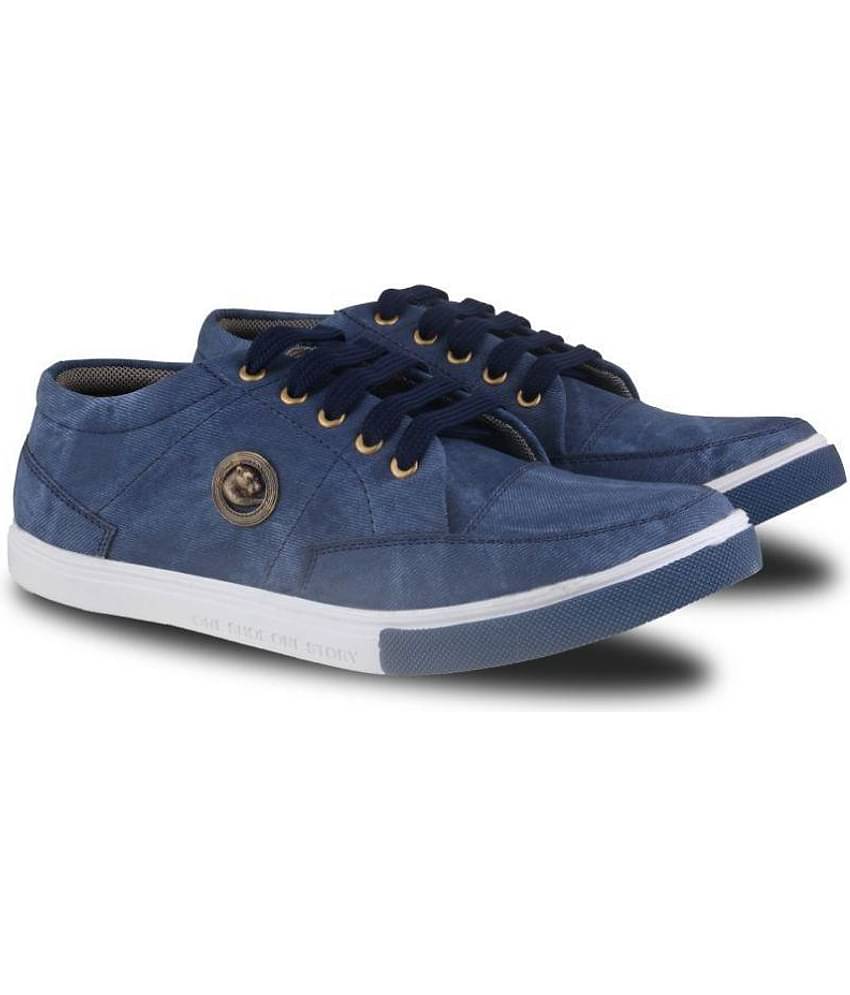 Fabbmate Blue Casual Shoes