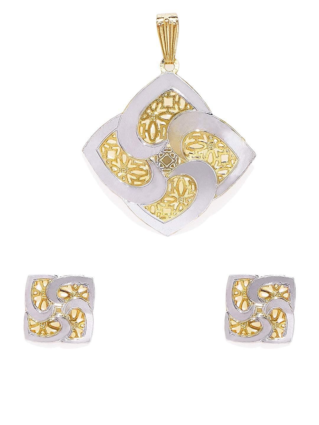 22k Gold-Plated Pendant Set
