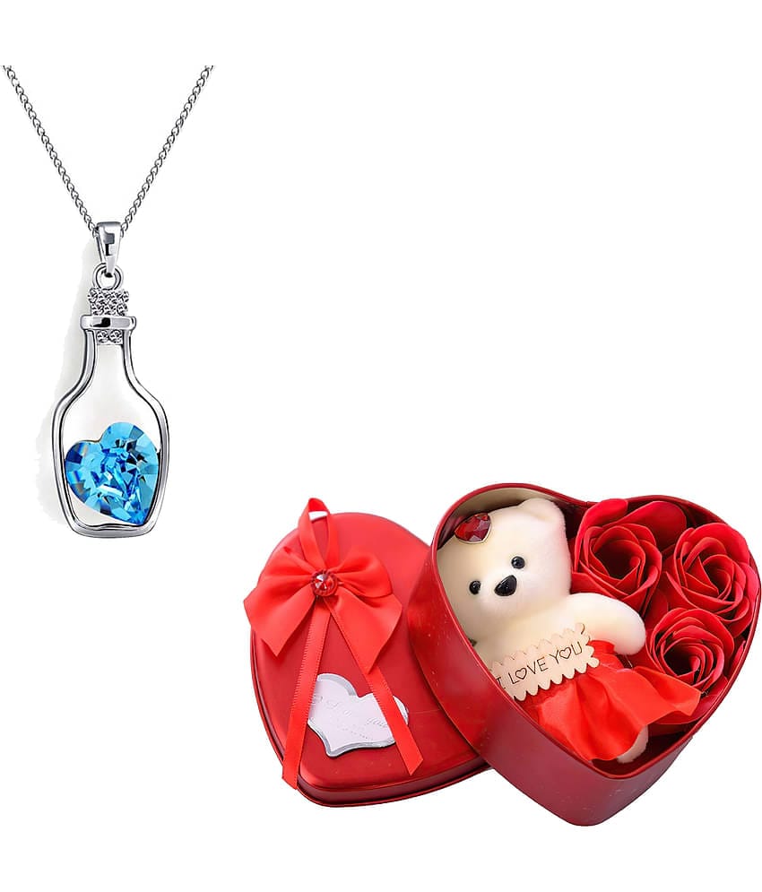 FASHION FRILL - Blue Pendant ( Pack of 2 )