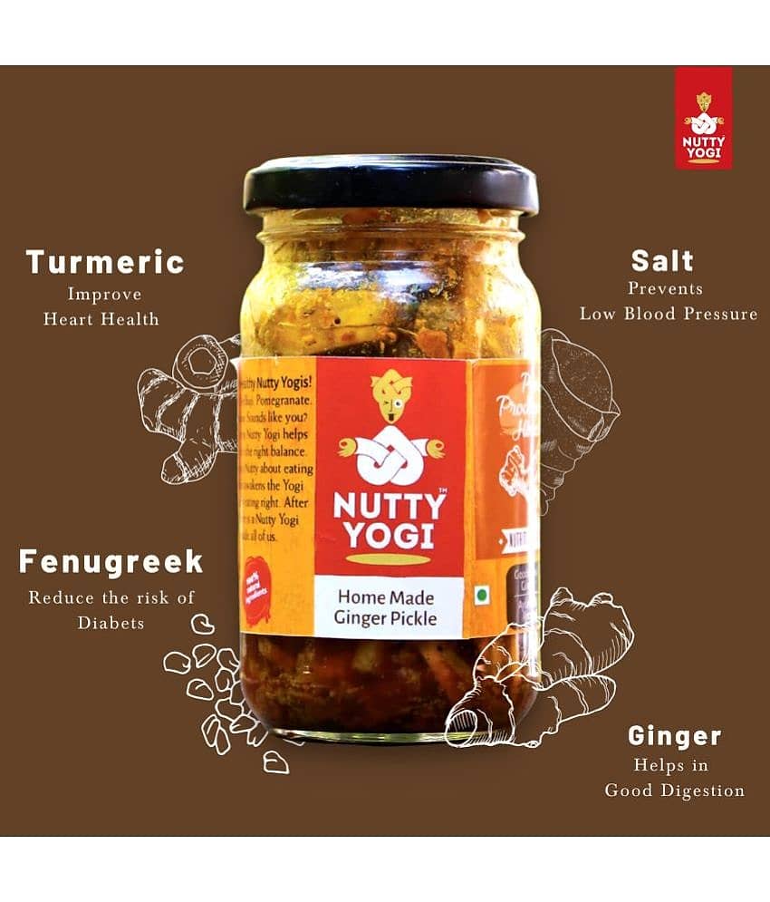 Nutty Yogi Home Made Ginger Pickle 200 g