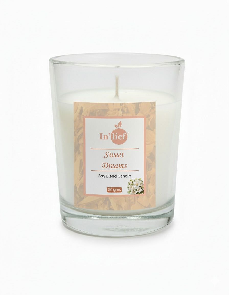 In'lief Shot Glass Candle | Sweet Dreams | 50gms