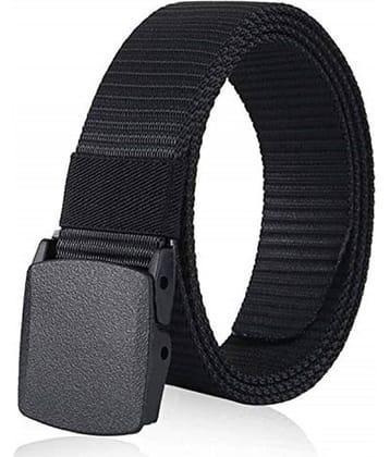 Esstain - Black Nylon Men's Casual Belt ( Pack of 1 )