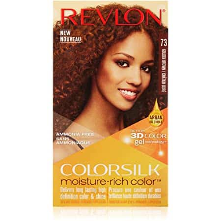 Revlon Colorsilk Moisture Rich 3D Color Gel Permanent 73 Golden Brown (40Ml+40Ml+11.8Ml)