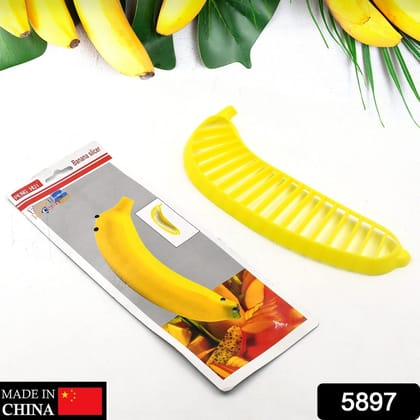 Banana Slicer- Perfect for Fruit Salads Handle Plastic Banana Fruit Slicer Cutter Chopper Banana Slicer- Perfect for Fruit Salads Handle Plastic Banana Fruit Slicer Cutter Chopper