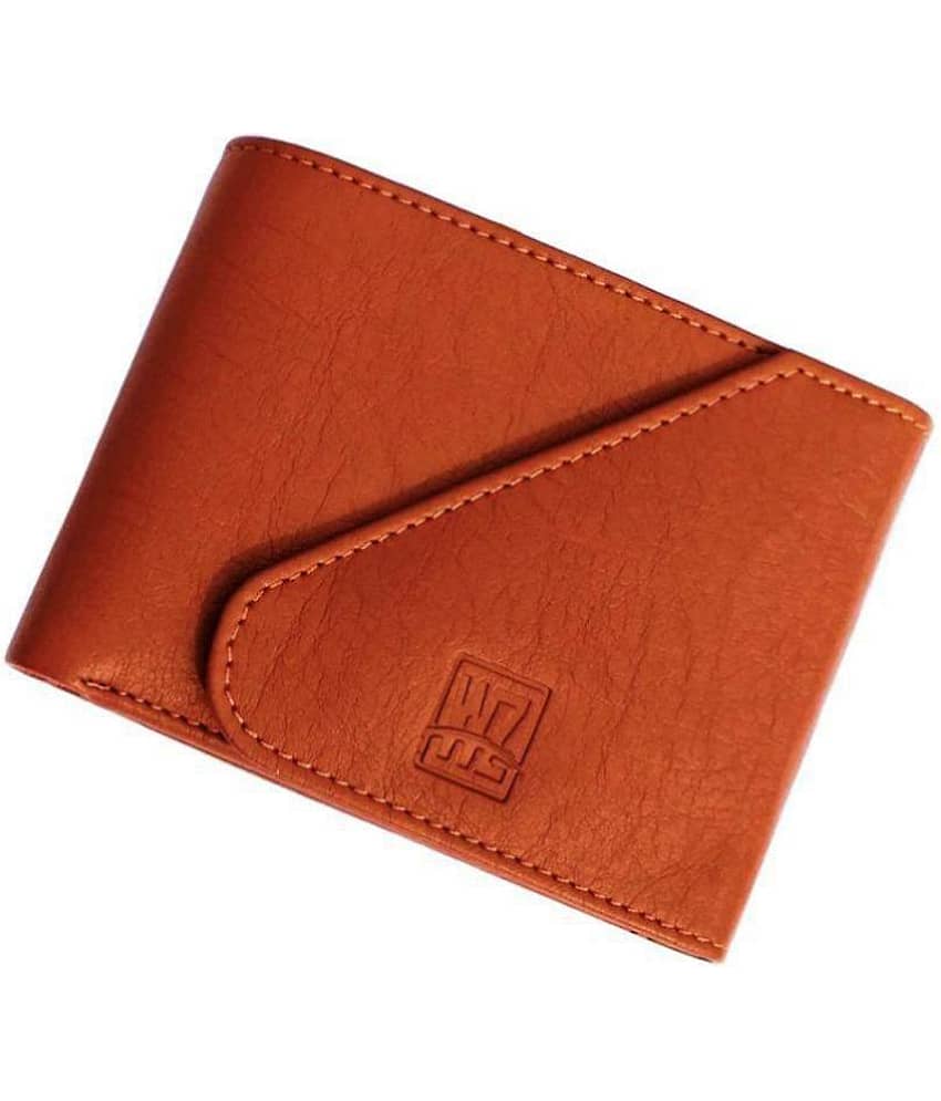 WENZEST - Tan PU Men's Regular Wallet ( Pack of 1 )
