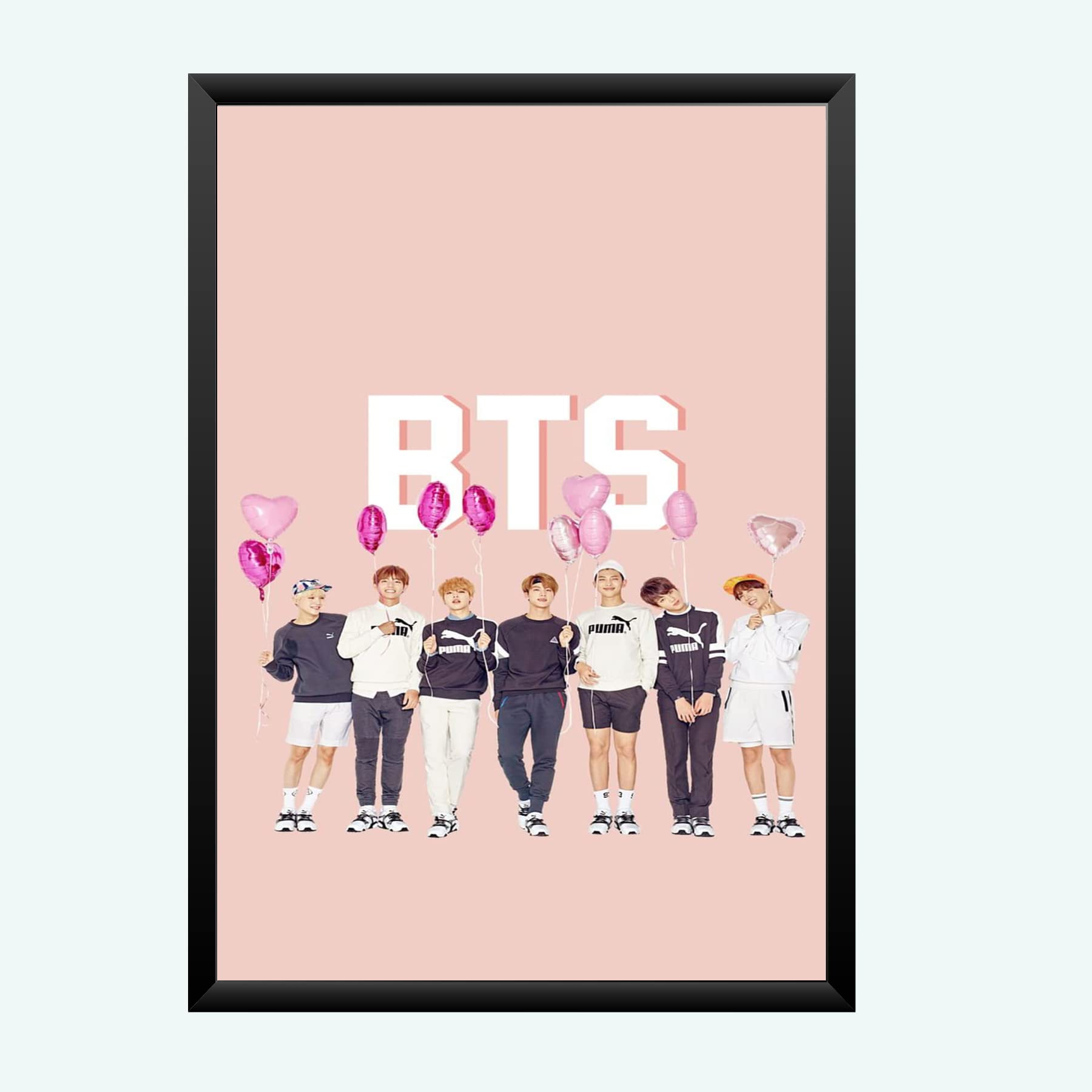 Nokkes Bts Army Bangtan Boy V suga J-Hope Jungkook Jin Jimin Rm 8X12 Inch Size Photo Frame Photo Home Office_bts3_6