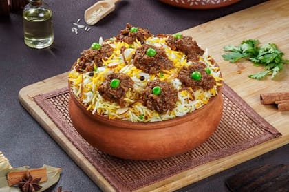 Mutton Kheema Biryani-Serves 1
