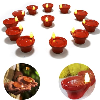 LED Water Diya Set of 12