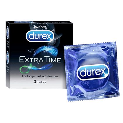 Durex Condoms - Extra Time, 3 Pcs Durex Condoms - Extra Time, 3 Pcs